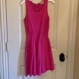 Pink mini dress